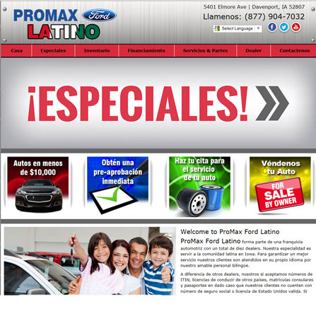Promax Ford latino