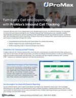 Inbound Call Tracking Product Sheet