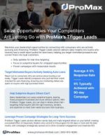 Trigger Leads Product Sheet